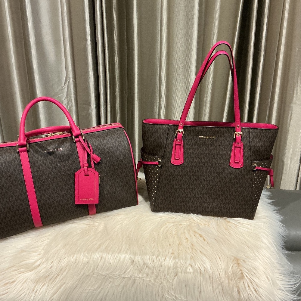 Gorgeous Michael Kors traveler and tote